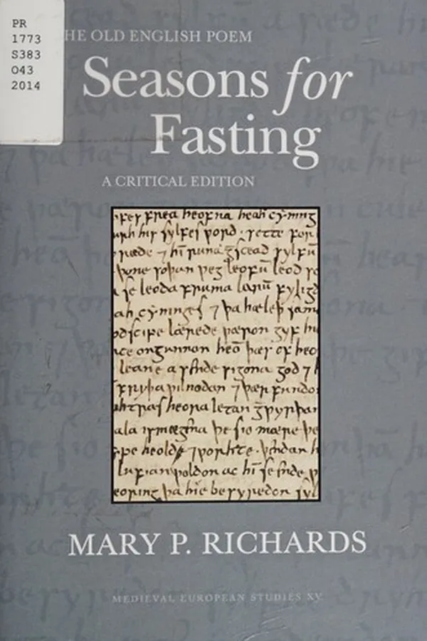 Capa de Old English Poem Seasons for Fasting