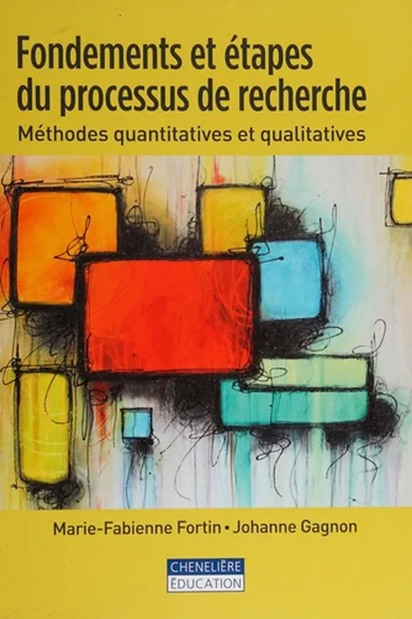 Capa de Fondements et étapes du processus de recherche