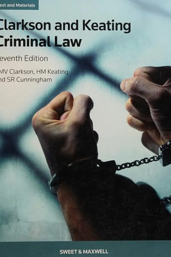 Cover of Clarkson and Keating criminal law