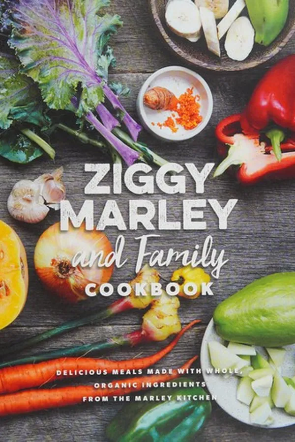 Capa de Ziggy Marley and family cookbook