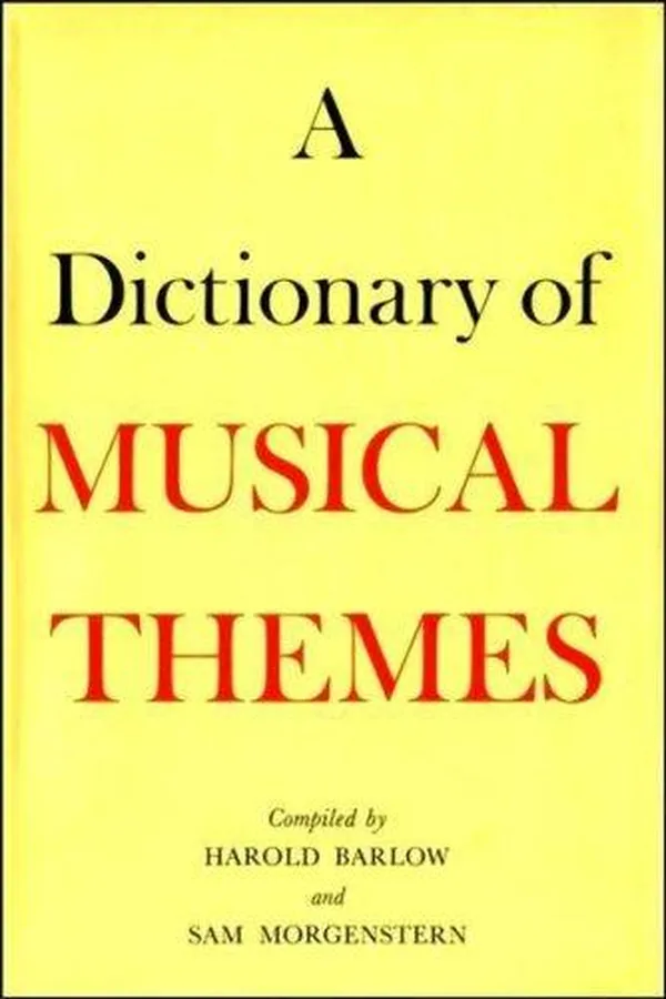 Cover of A Dictionary of Musical Themes