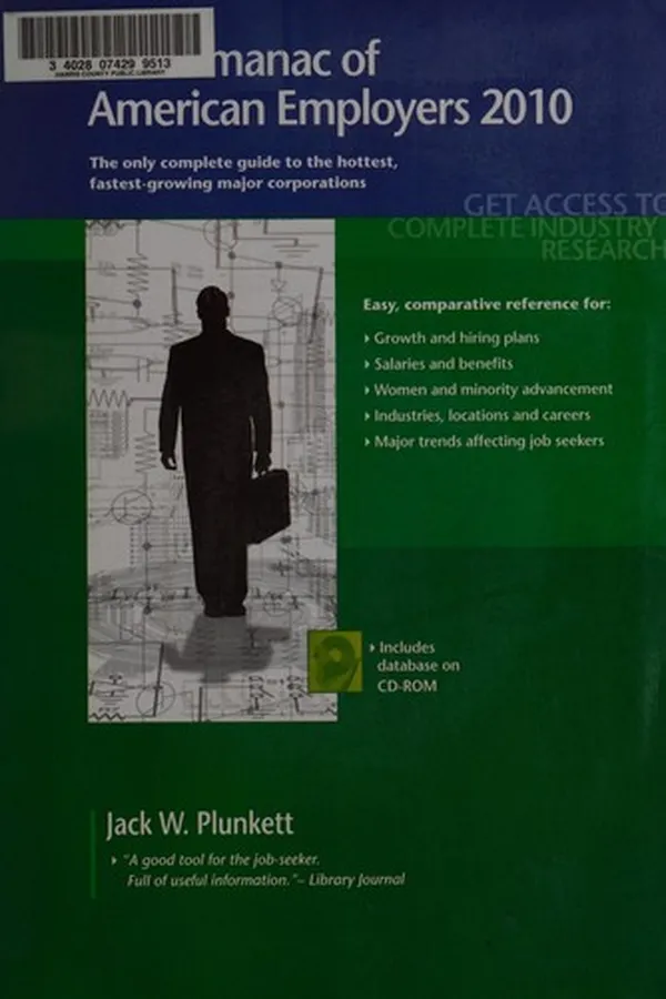 Capa de The almanac of American employers 2010