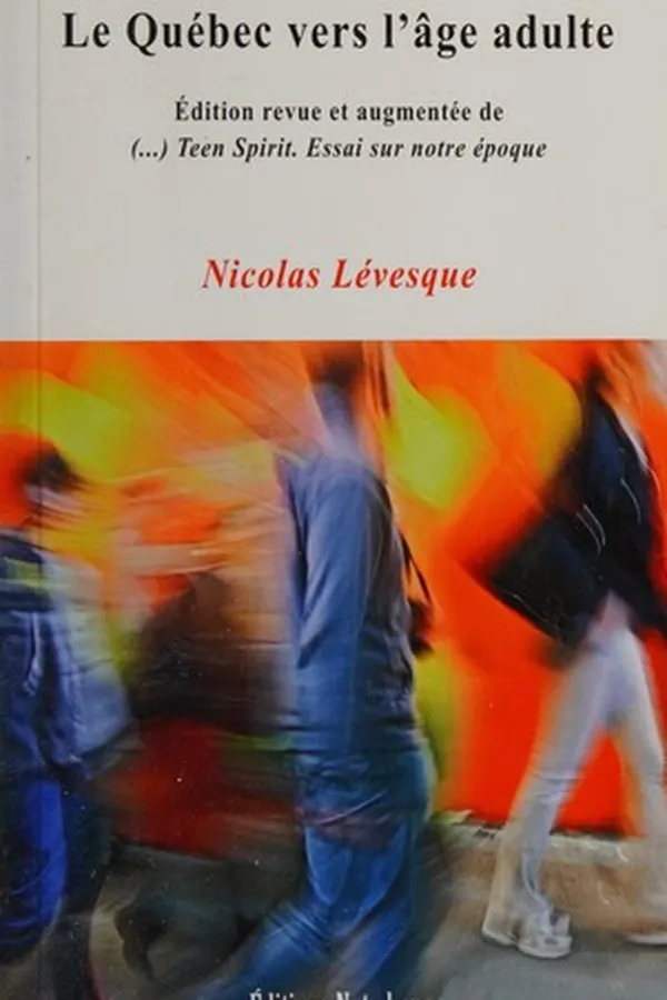 Capa de Le Québec vers l'âge adulte