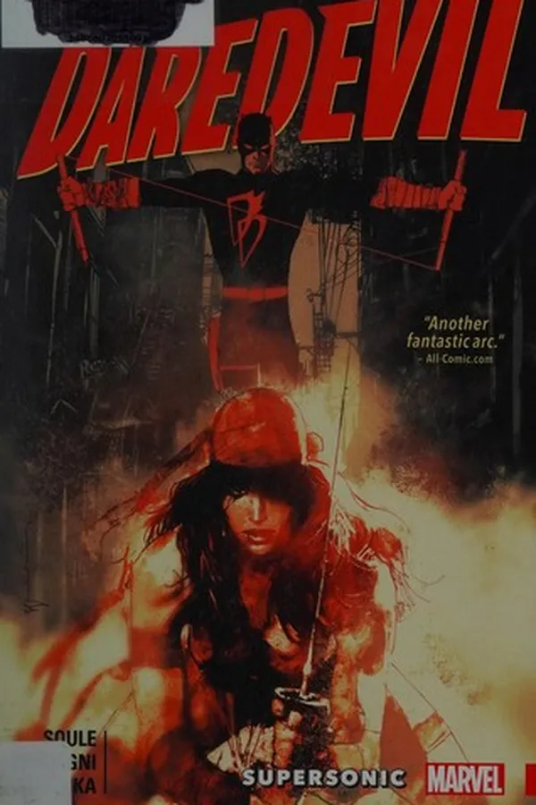 Capa de Daredevil - back in black - Supersonic