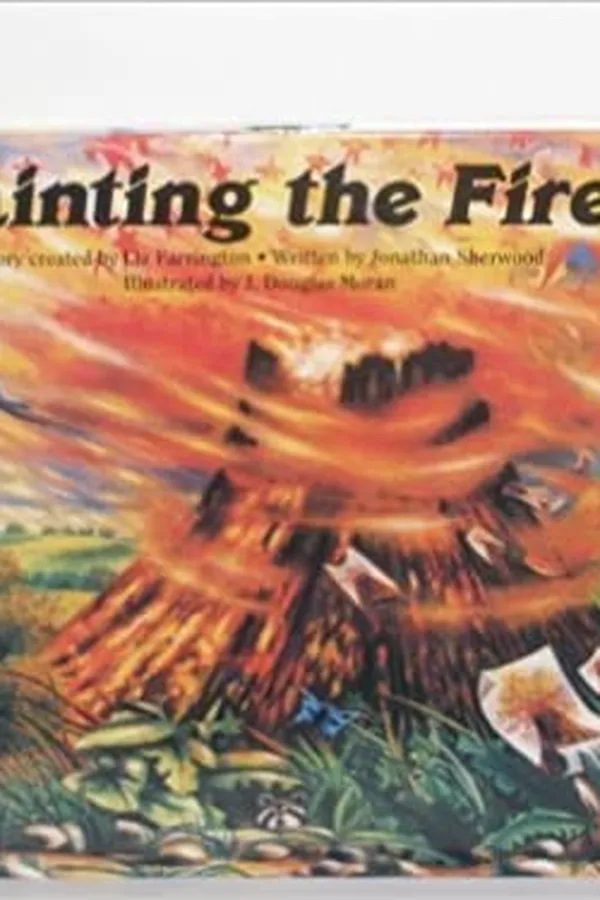 Capa de Painting the fire