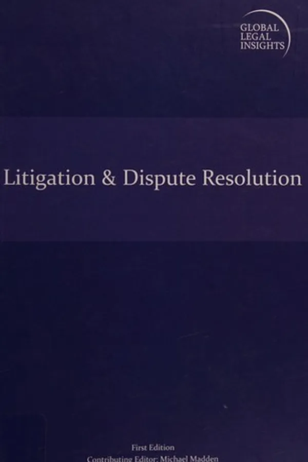 Capa de Litigation & dispute resolution