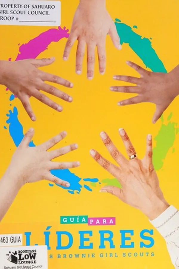 Capa de Guía para líderes de las Brownie Girl Scouts