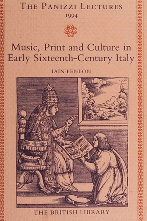 Capa de Music, print and culture in early sixteenth-century Italy