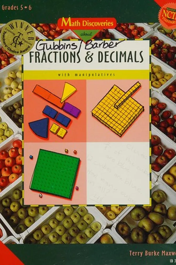 Capa de Math discoveries about fractions and decimals with manipulatives