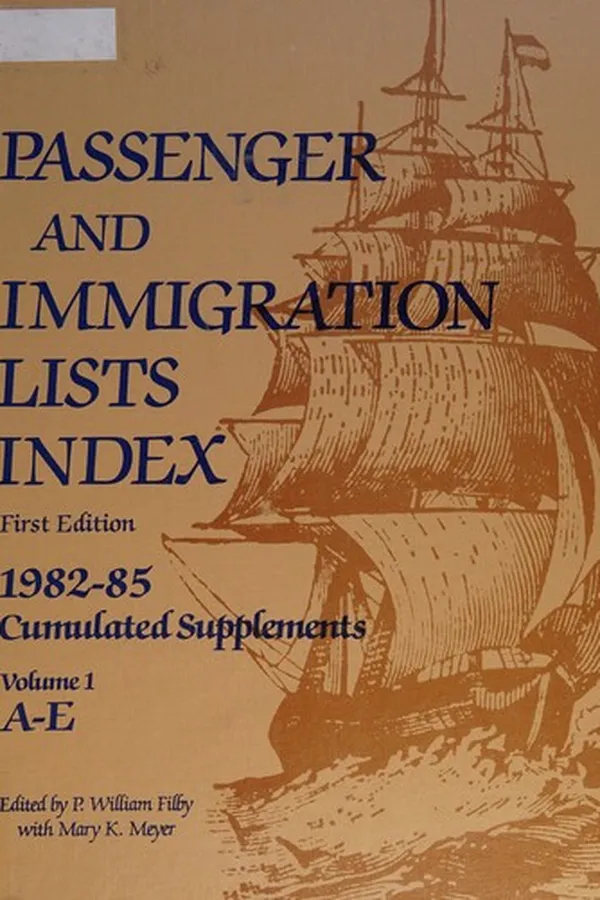 Capa de Passenger and Immigration Lists Index