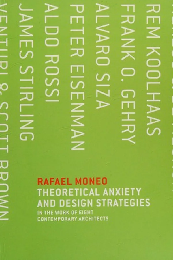 Capa de Theoretical anxiety and design strategies in the work of eight contemporary architects
