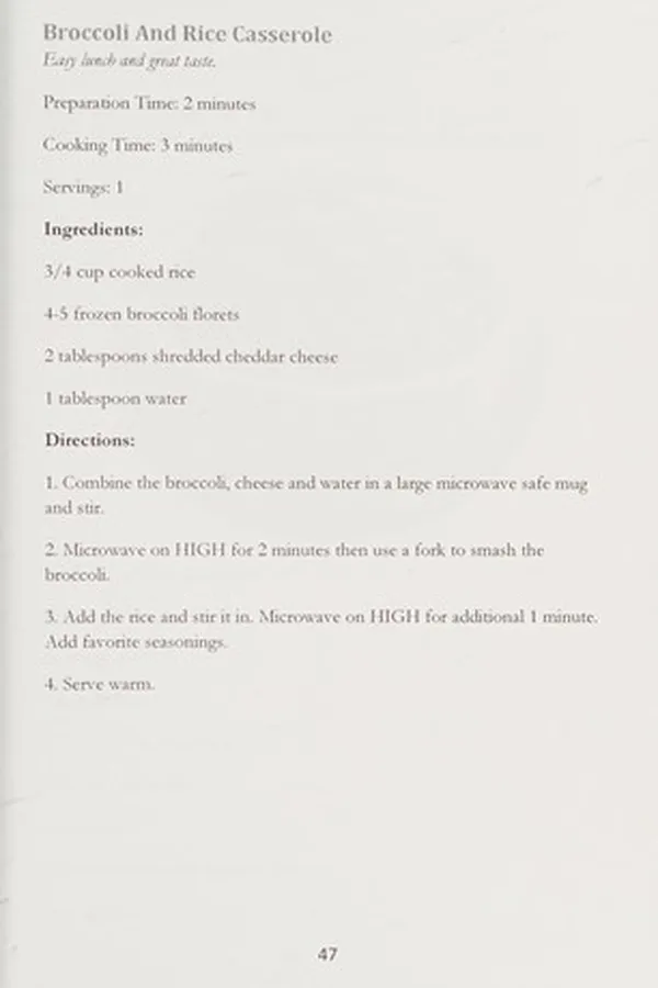 Capa de Mug meals cookbook