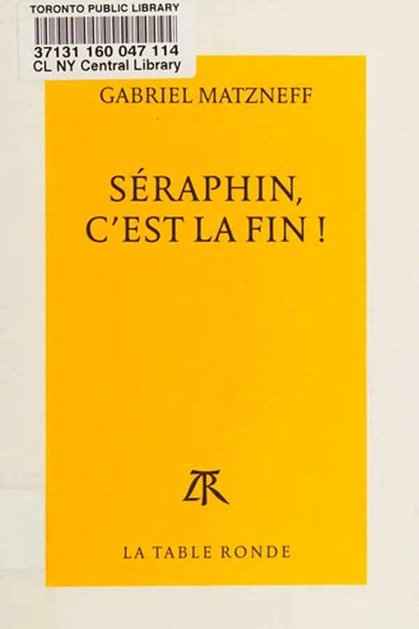 Capa de Séraphin, c'est la fin!
