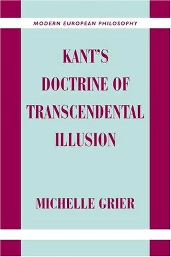Capa de Kant's Doctrine of Transcendental Illusion (Modern European Philosophy)