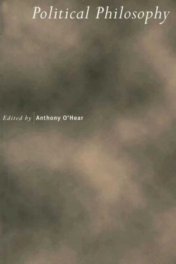Capa de Political Philosophy (Royal Institute of Philosophy Supplements)