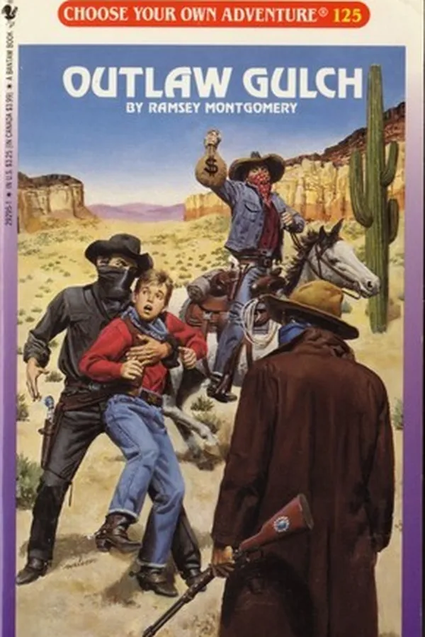 Capa de Choose Your Own Adventure - Outlaw Gulch