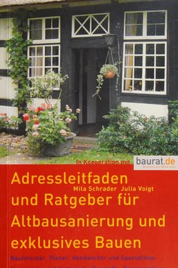 Capa de Adressleitfaden und Ratgeber für Altbausanierung und exklusives Bauen