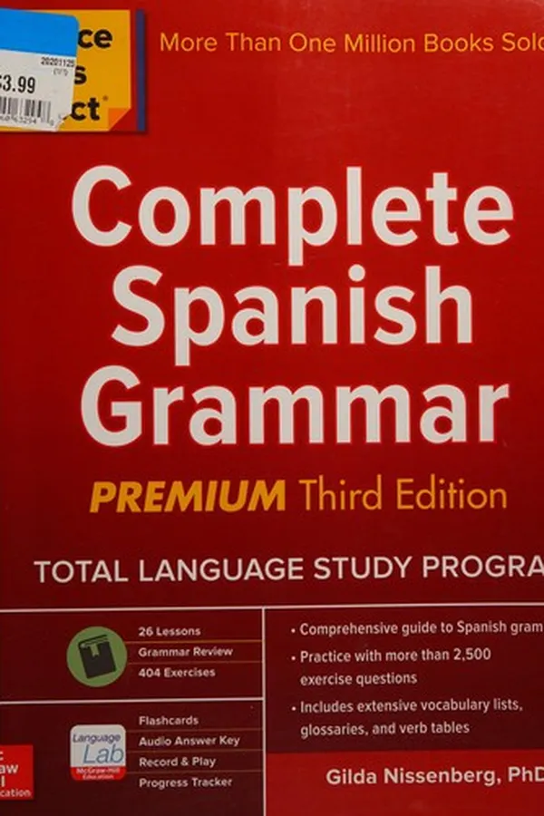 Capa de Complete Spanish grammar