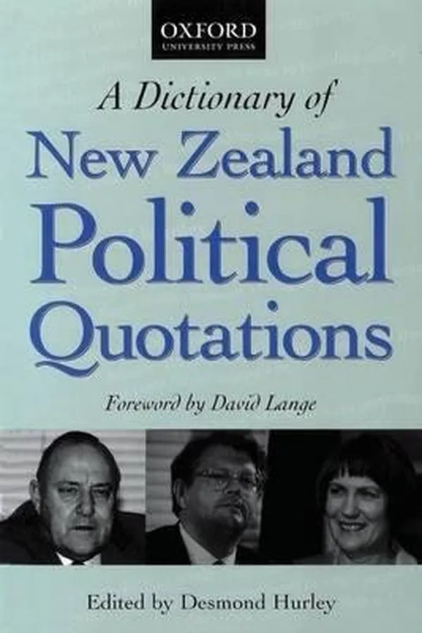 Capa de A dictionary of New Zealand political quotations