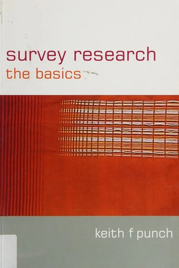 Capa de SURVEY RESEARCH: THE BASICS