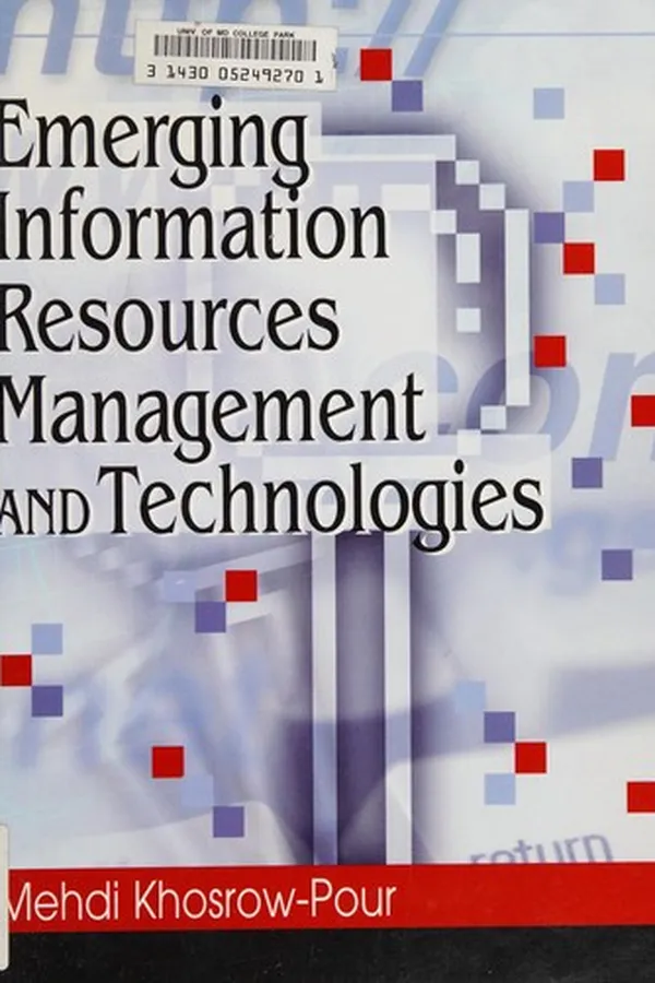Capa de Emerging information resources management and technologies