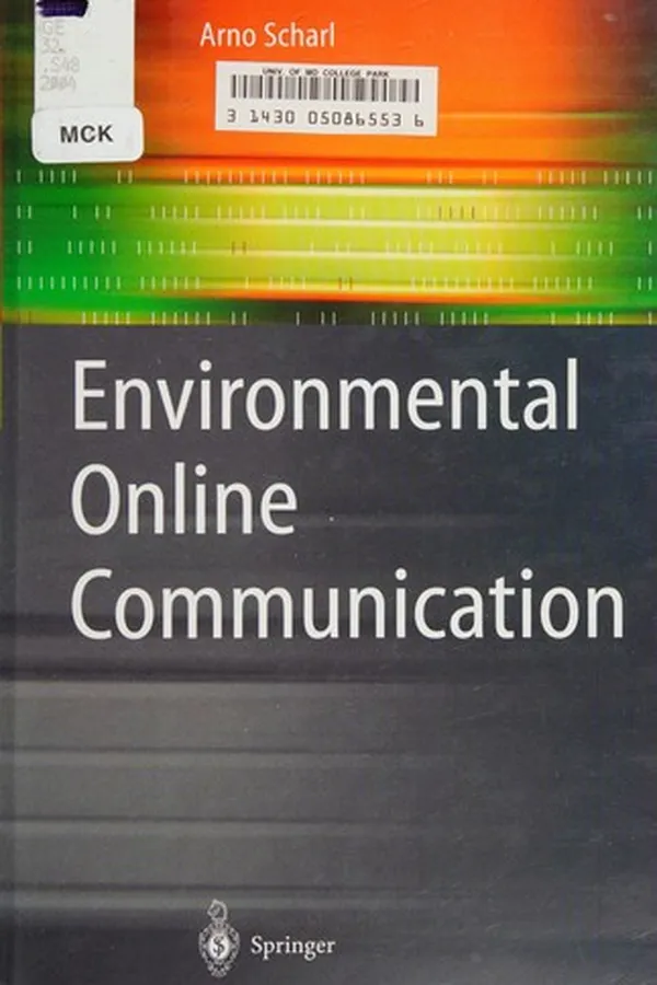 Capa de Environmental online communication