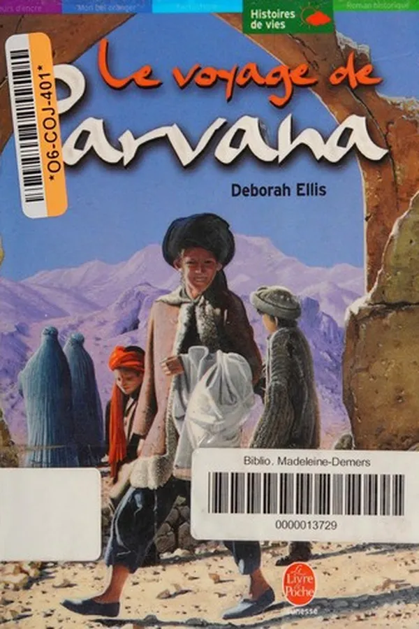 Capa de Le voyage de Parvana