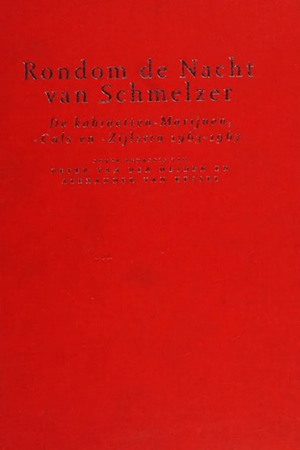 Capa de Rondom de nacht van Schmelzer