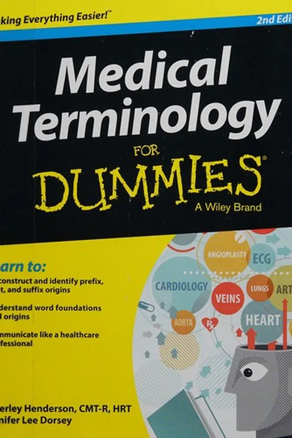 Capa de Medical terminology for dummies