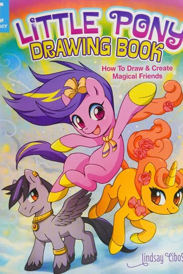 Capa de Little pony drawing book