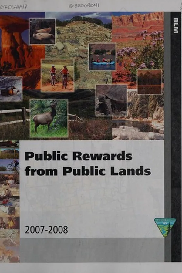 Capa de Public rewards from public lands