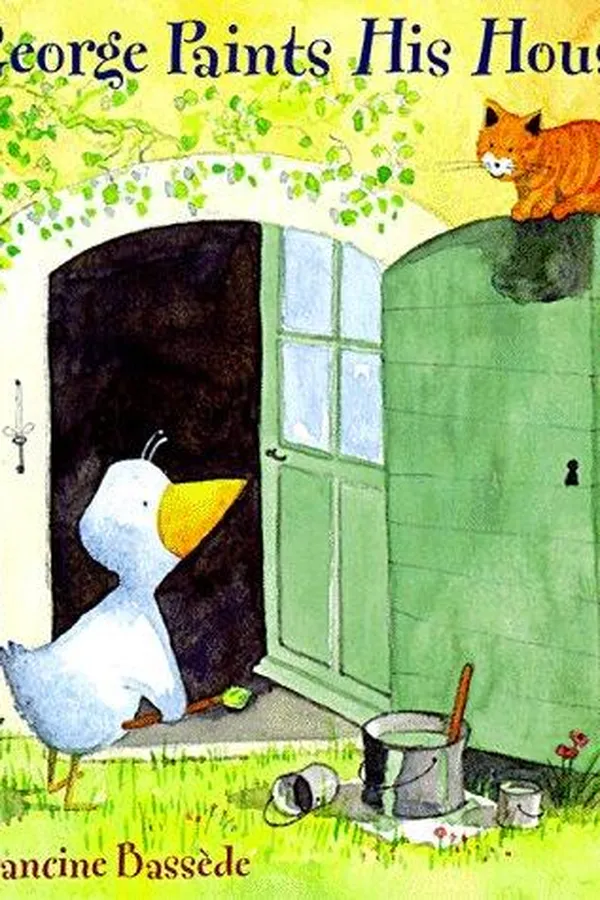 Capa de George paints his house