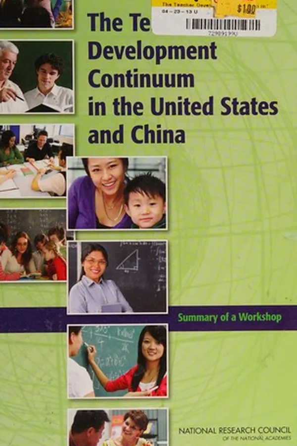 Capa de The teacher development continuum in the United States and China