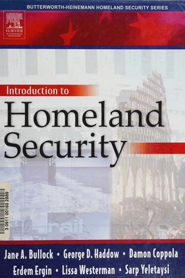 Capa de Introduction to homeland security