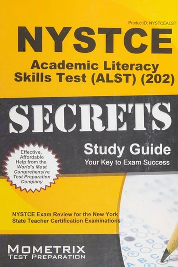Capa de NYSTCE Academic Literacy Skills Test (ALST) (202) secrets study guide