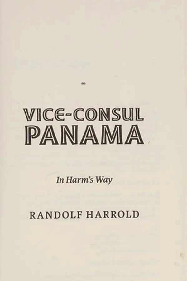 Capa de Vice-Consul Panama