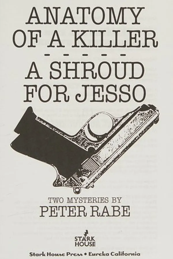 Capa de Anatomy of a killer ; A shroud for Jesso