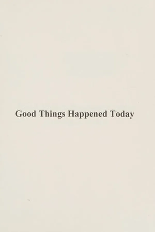 Capa de Good things happened today