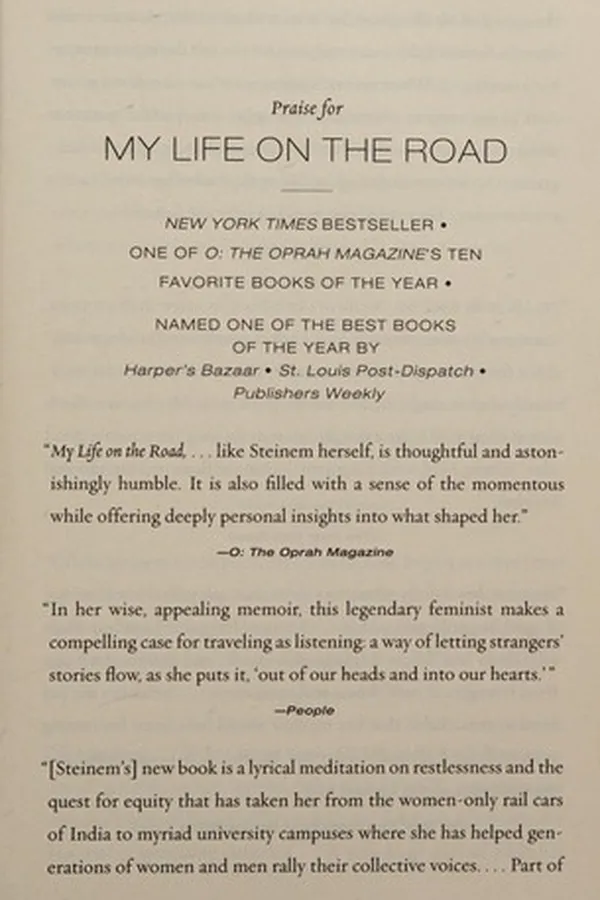 Capa de My life on the road
