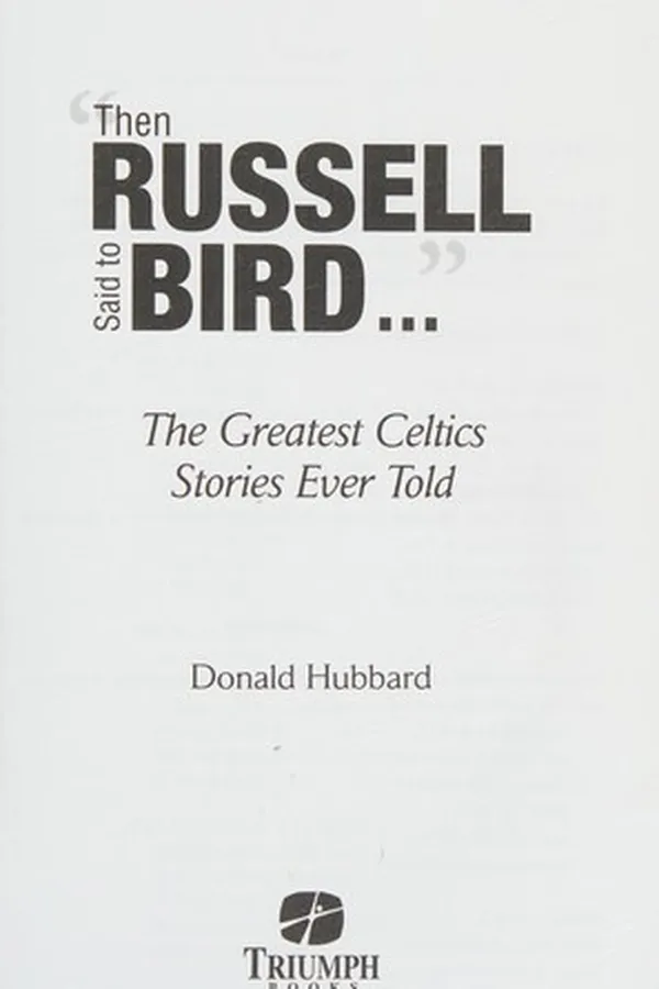 Capa de "Then Russell said to Bird--"