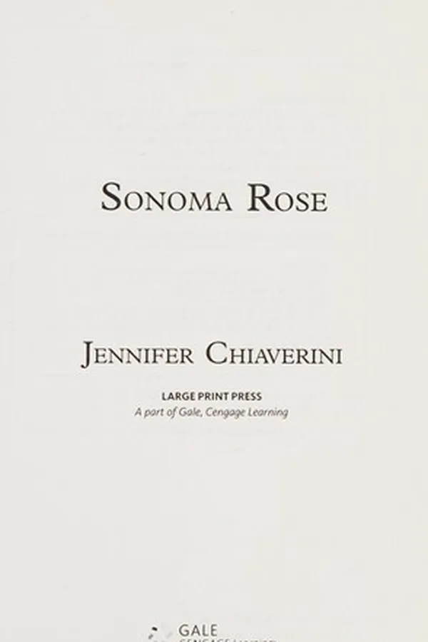 Cover of Sonoma rose
