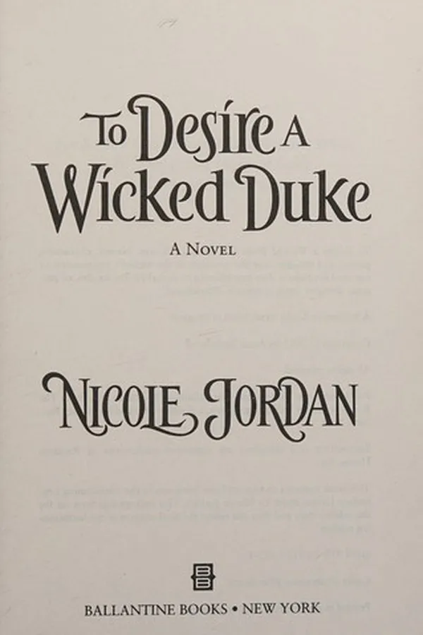 Capa de To desire a wicked duke