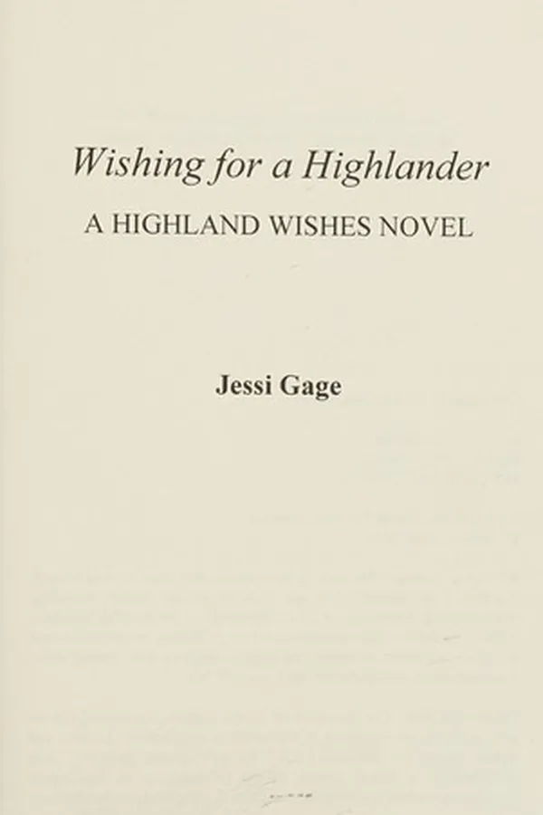 Capa de Wishing for a Highlander
