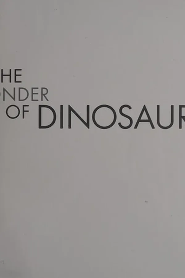 Capa de The wonder of dinosaurs