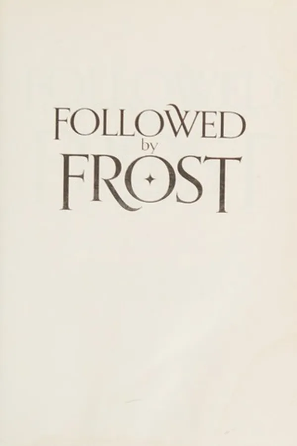 Capa de Followed by frost