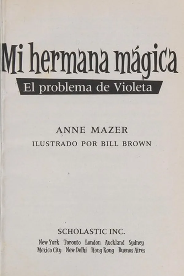Capa de El problema de Violeta