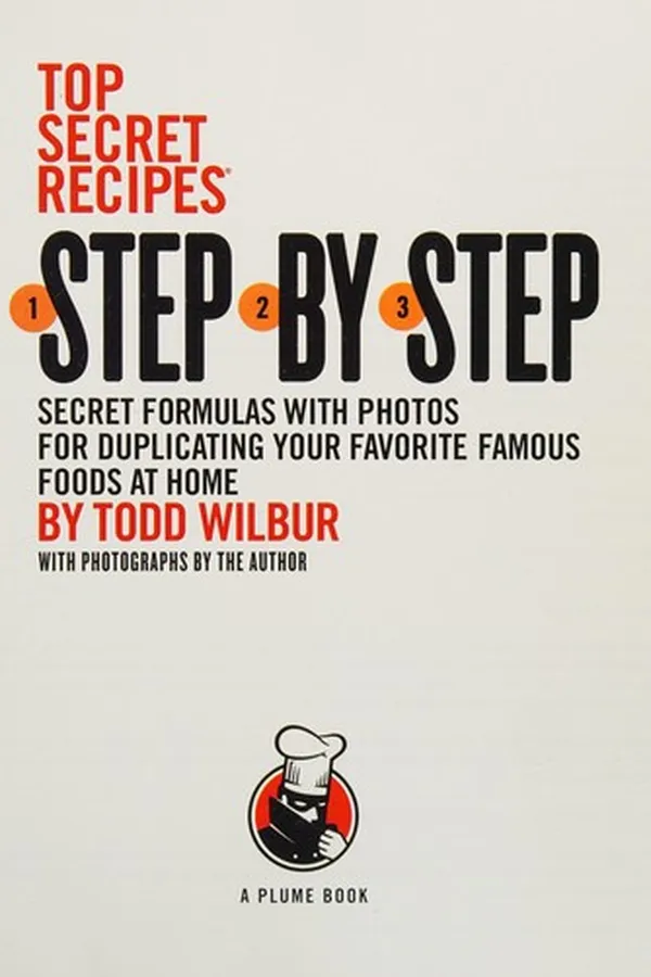 Capa de Top secret recipes step-by-step