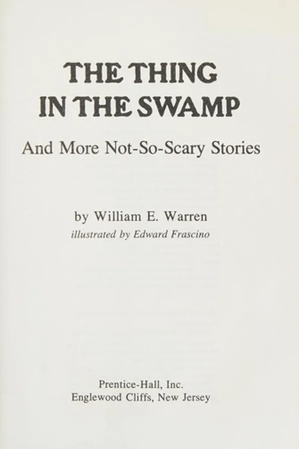 Capa de The thing in the swamp and more not-so-scary stories