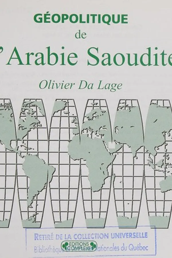 Capa de Géopolitique de l'Arabie Saoudite