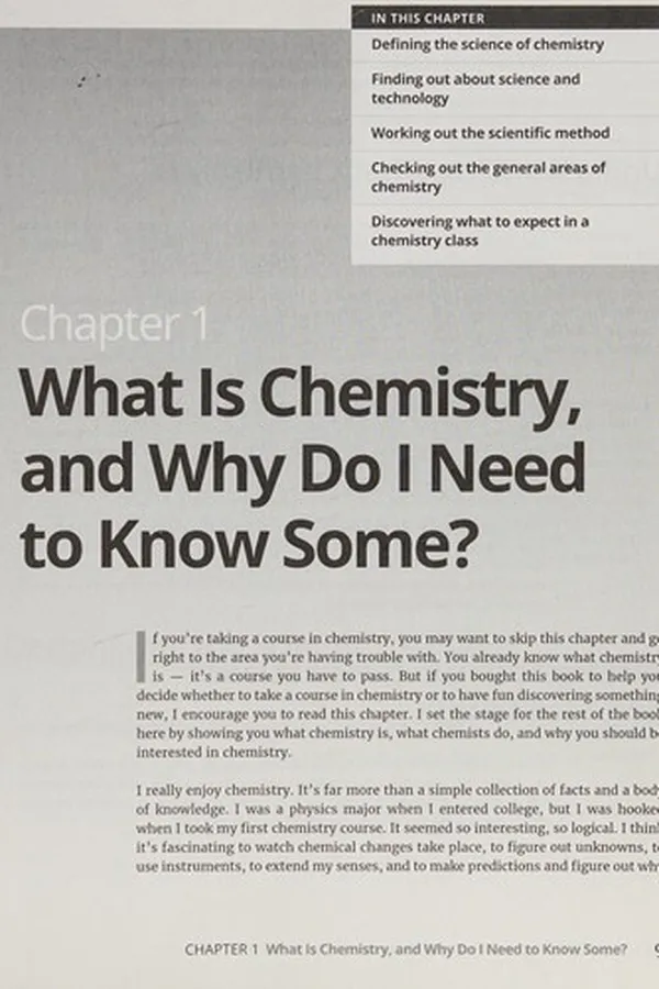 Cover of Chemistry for dummies